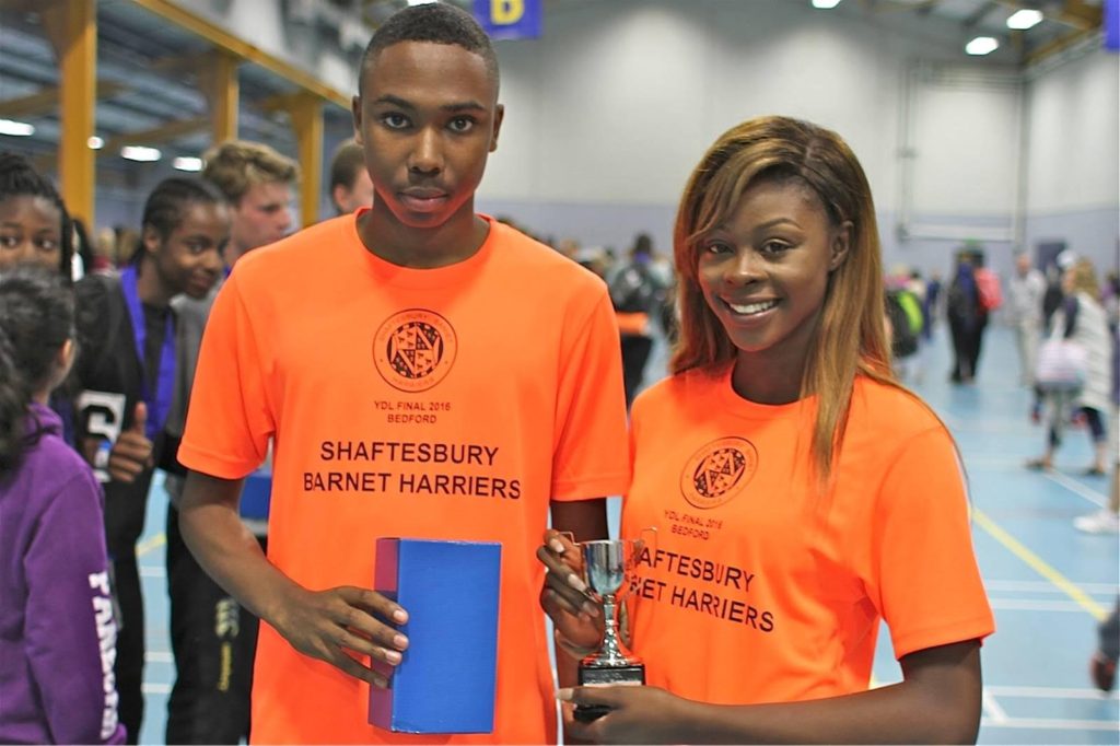 Omar Parsons & Esther Fatuade With Their Awards